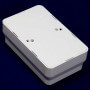 Электрическая двойная розетка Gunsan Misya наружная белая, без заземления (1051100100149) - в интернет-магазине