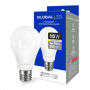 LED лампа GLOBAL A60 10W 3000К 220V E27 AL (1-GBL-163) - придбати