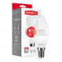LED лампа MAXUS C37 CL-C 4W 3000К 220V E14 (1-LED-5313) - придбати