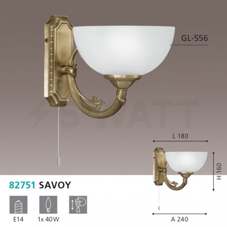 Бра EGLO Savoy (82751) - недорого