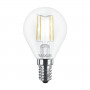 LED лампа MAXUS філамент, G45, 4W, 3000К,E14 (1-LED-547) - недорого