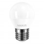 LED лампа MAXUS G45 F 4W 4100К 220V E27 (1-LED-5410)