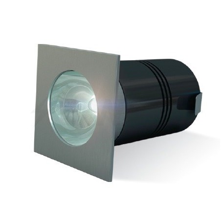 Грунтовий вуличний світильник INTELITE DECO Ground Light 1W 3000K S ST (O32131) - придбати