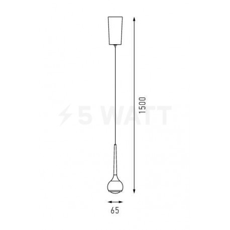 Люстра INTELITE DECO LED Pendant Dribble 4W (I07534) - недорого