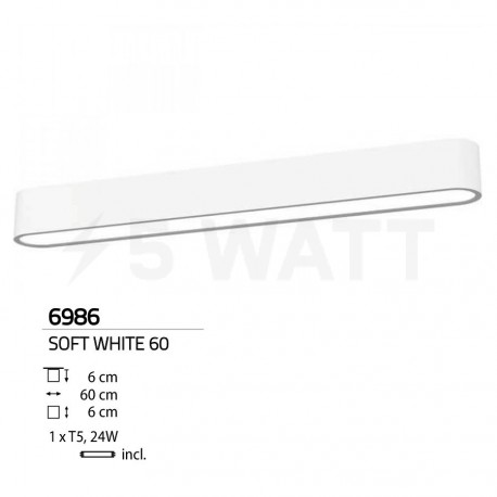 Потолочный светильник NOWODVORSKI Soft White 6986 (6986) - недорого