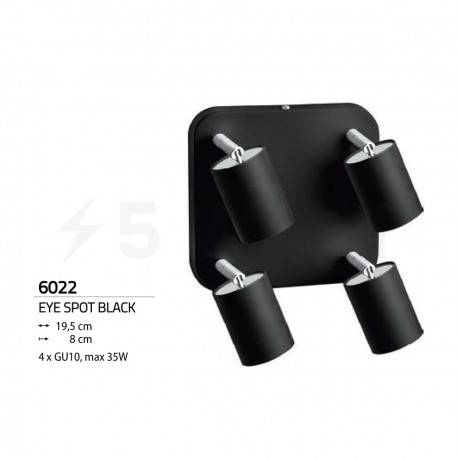 Стельовий світильник NOWODVORSKI Eye Spot Black 6022 - недорого