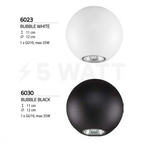 Точковий світильник NOWODVORSKI Bubble Black 6030 - недорого