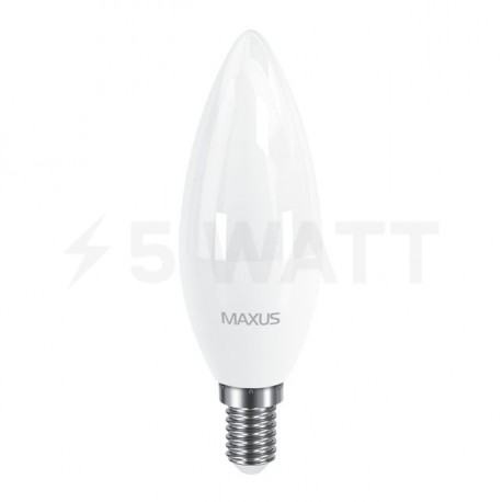 LED лампа MAXUS C37 CL-F 8W 4100K 220V E14 (1-LED-5318) - недорого
