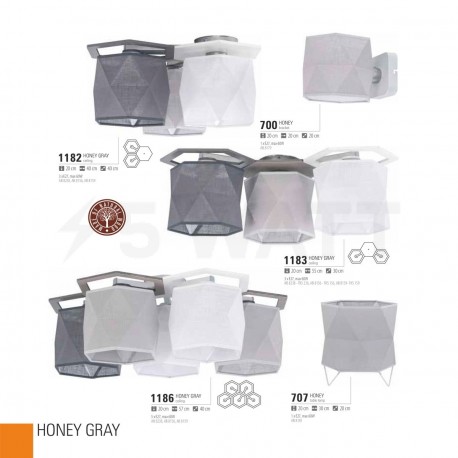 Люстра TK Lighting Honey Gray (1184) - магазин светодиодной LED продукции