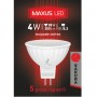 LED лампа MAXUS 4W 4100К MR16 GU5.3 220V (1-LED-404-01) - недорого