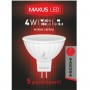 LED лампа MAXUS 4W 3000К MR16 GU5.3 220V (1-LED-405-01)