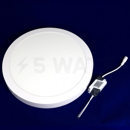 Светильник светодиодный Biom W-R24 W 24Вт накладной круглый белый - недорого