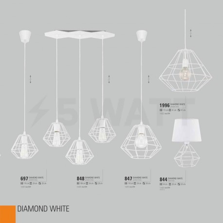 Люстра TK Lighting Diamond (696) - магазин світлодіодної LED продукції