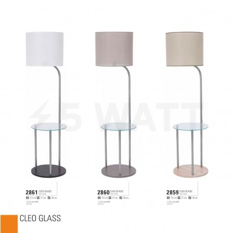 Торшер TK Lighting Cleo Glass (2859) - недорого