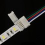 Коннектор для светодиодных лент OEM SC-22-SW-15-5 10mm RGBW 2joints wire (провод-2зажима) - недорого
