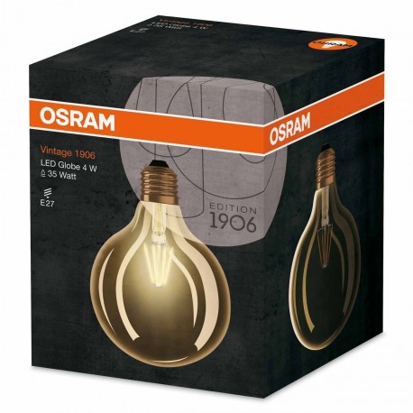 LED лампа OSRAM LED Vintage 1906 Flament Globe 4W E27 2400K 230V(4052899962071) - в Україні
