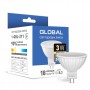 LED лампа GLOBAL MR16 3W 3000K 220V GU5.3 (1-GBL-211) - купить