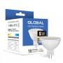 LED лампа GLOBAL MR16 5W 3000K 220V GU5.3 (1-GBL-213) - придбати
