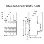 Автоматичний вимикач Schneider 2-п. IC60N 20А С (6кА) (A9F79220) - в інтернет-магазині