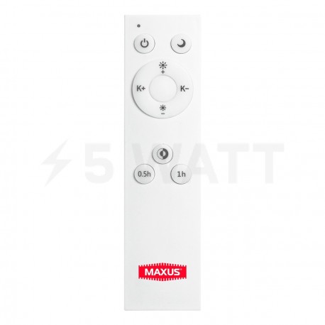 Светильник MAXUS LED настінно-стельовий 50W 3000-6500K (MAX-01-FNC-050-C) - магазин світлодіодної LED продукції