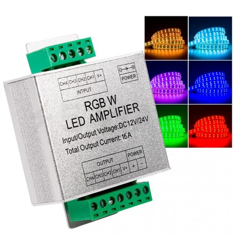 Підсилювач RGBW OEM AMP16А (4*4кан) - магазин світлодіодної LED продукції