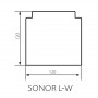 Точечный светильник KANLUX Sonor L-W (24361) - в интернет-магазине