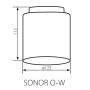Точковий світильник KANLUX Sonor O-W (24360) - в інтернет-магазині