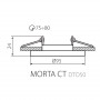 Точечный светильник KANLUX Morta CT-DTO50-SR (26716) - недорого