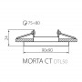 Точечный светильник KANLUX Morta CT-DTL50-B (26719) - недорого