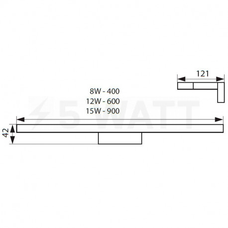 Подсветка KANLUX Asten LED IP44 12W-NW (26681) - в интернет-магазине