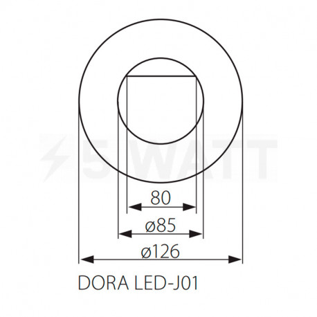 Уличный светильник KANLUX Dora LED-J01 (4680) - в интернет-магазине