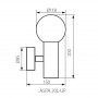 Настенный уличный светильник KANLUX Aspa 20L-UP (23601) - недорого