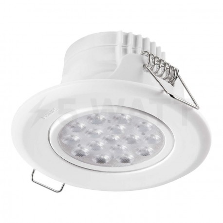 Светильник светодиодный PHILIPS 47041 LED 5W 4000K White встраиваемый круглый (915005089301) - купить