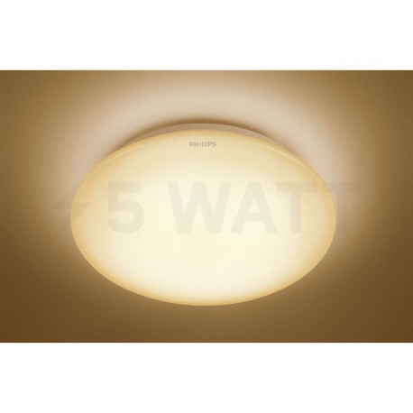 Світильник світлодіодний PHILIPS 33361 LED 6W 2700K White накладний круглий (915004478501) - недорого