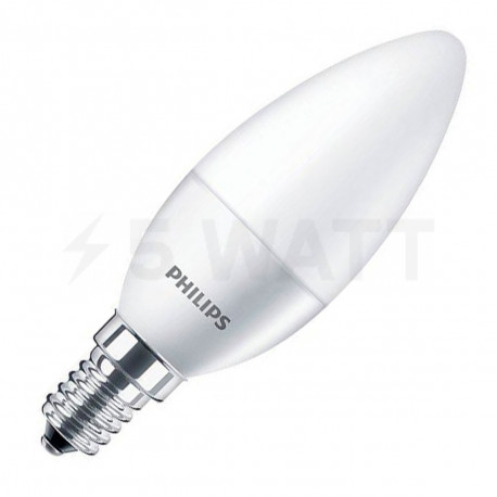 LED лампа PHILIPS ESSLEDCandle 6.5-75W E14 840 B35NDFR RCA (929001886607) - придбати