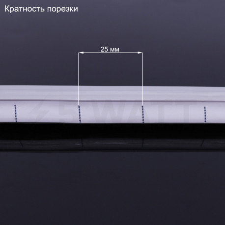Світлодіодна стрічка NEON 12В JL 2835-120 WW IP65 тепла біла, герметична, 1м - в Україні