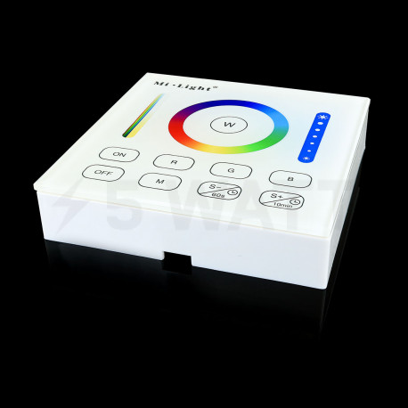 Панель керування Mi-light RGB/RGBW/CCT Touch контролер 2,4G RF 1 зона White (BL0) - недорого