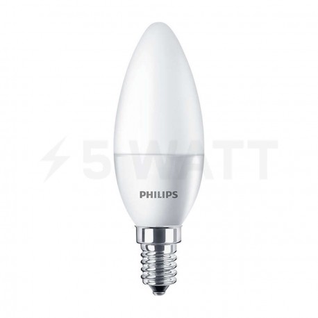 LED лампа PHILIPS CorePro LEDcandle ND B39 6-40W E14 2700K FR (929000273202) - недорого