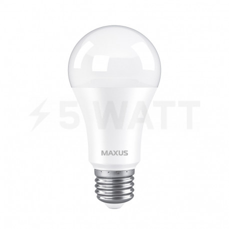 LED лампа MAXUS A60 12W 4100K 220V E27 (1-LED-778) - недорого