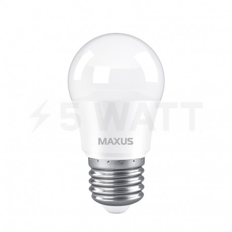 LED лампа MAXUS G45 7W 3000K 220V E27 (1-LED-745) - недорого