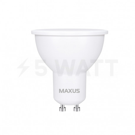 LED лампа MAXUS MR16 7W 4100K 220V GU10 (1-LED-720) - придбати