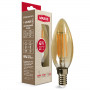 LED лампа MAXUS C37 FM 4W 2200K 220V E14 Amber (1-LED-7037) - придбати