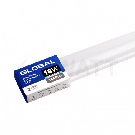 Светодиодный светильник GLOBAL Batten Light 18W 5000K IP20 (1-GBT-1850-AL) - купить