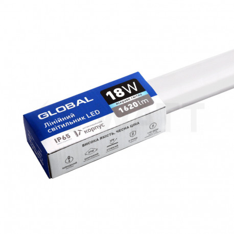 Светодиодный светильник GLOBAL Batten Light 18W 5000K IP65 (1-GBT-1850-PC) - купить