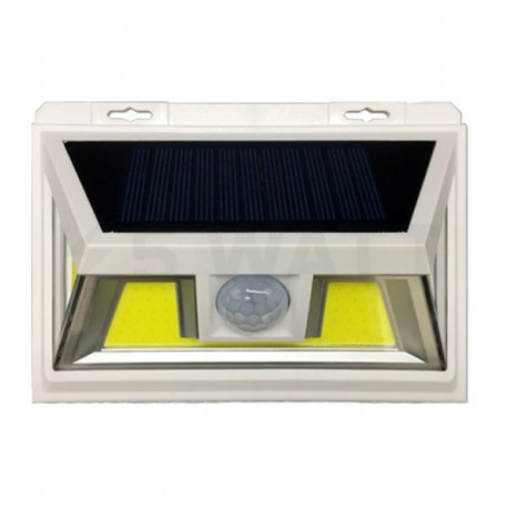 Настенный уличный светильник VARGO на солнечной батарее 10W COB белый (701331) - недорого