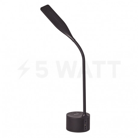 Настольный светильник MAXUS DKL 8W 3000-5700K Black Sound (1-MAX-DKL-002-04) - недорого