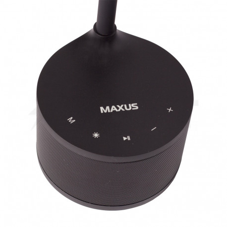 Настільний світильник MAXUS DKL 8W 3000-5700K Black Sound (1-MAX-DKL-002-04) - 5watt.ua