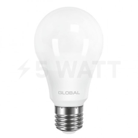 LED лампа GLOBAL A60 10W 4100К 220V E27 AL (1-GBL-164-02) - недорого