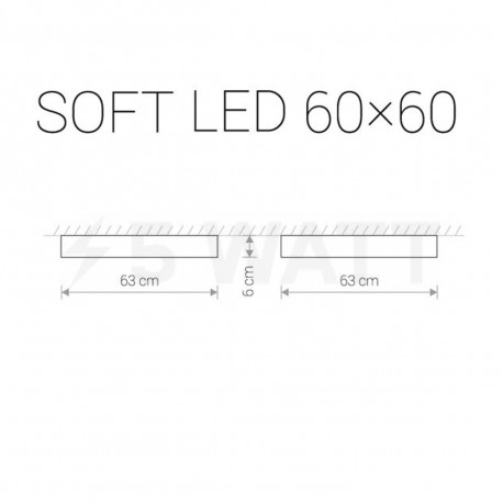 Стельовий світильник NOWODVORSKI Soft LED 9528 - недорого