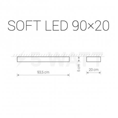 Потолочный светильник NOWODVORSKI Soft LED 9531 - недорого